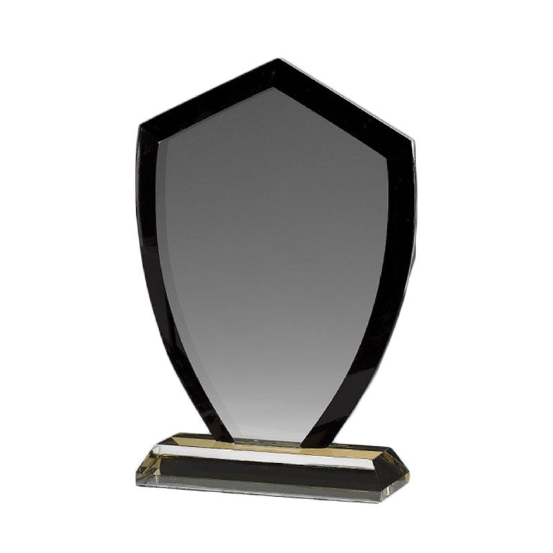18-9319-1 DELUXE 20CM SHIELD CRYSTAL AWARD WITH GIFT BOX - Image 1