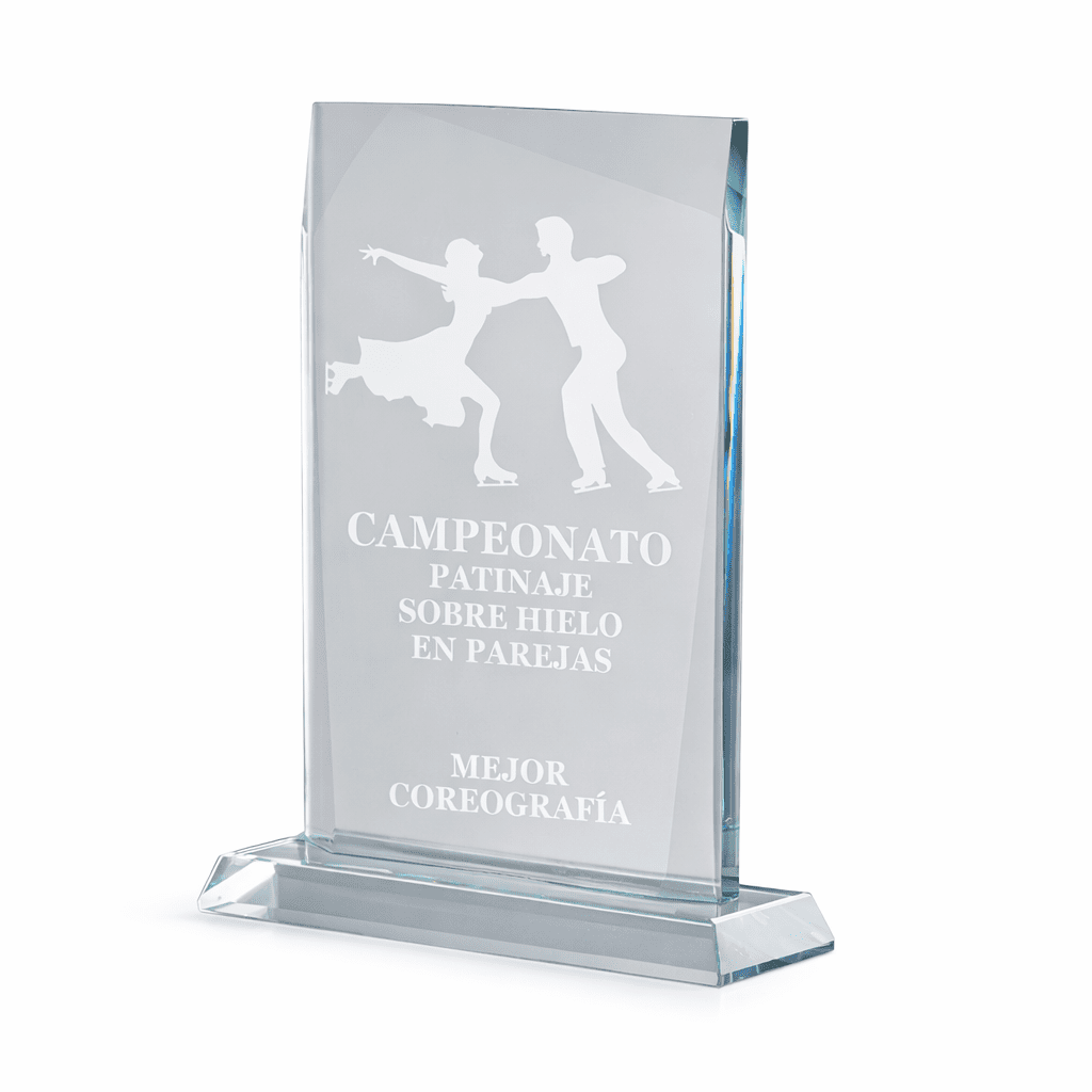 DELUXE 28CM RECTANGLE CRYSTAL AWARD – OUTLET EDITION WITH GIFT BOX - Image 1