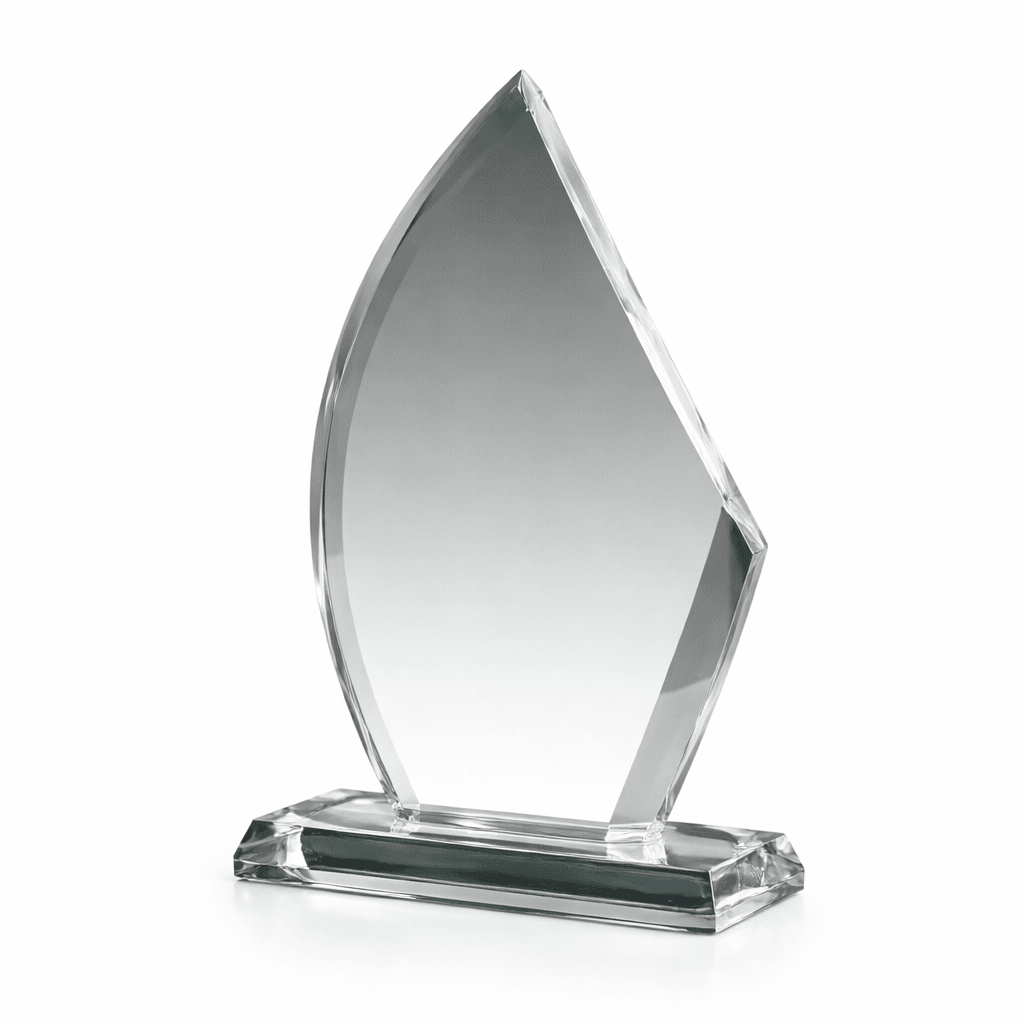 DELUXE CRYSTAL AWARD 25CM WITH GIFT BOX INCLUDED - Image 1