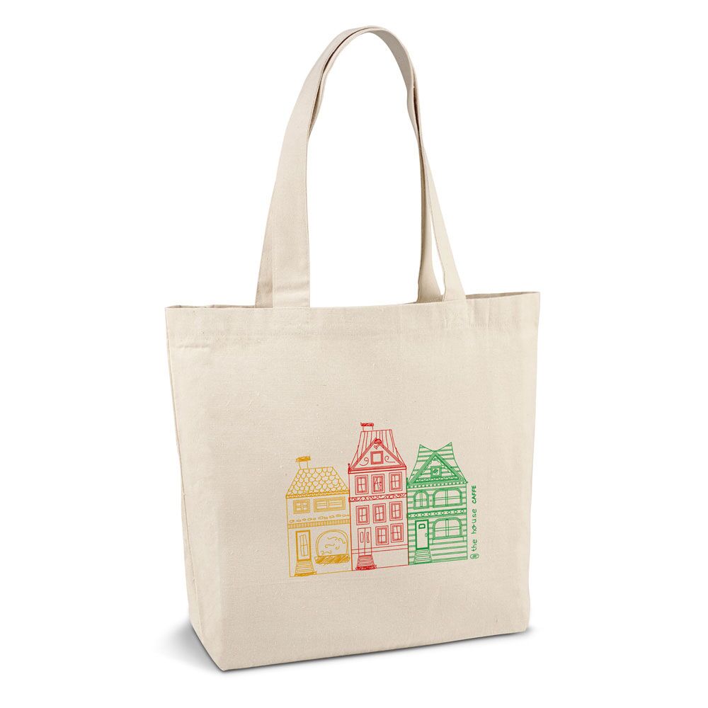 BETO TOTE BAG – 100% COTTON WITH POCKET (450 X 380 X 105 MM) - Image 1