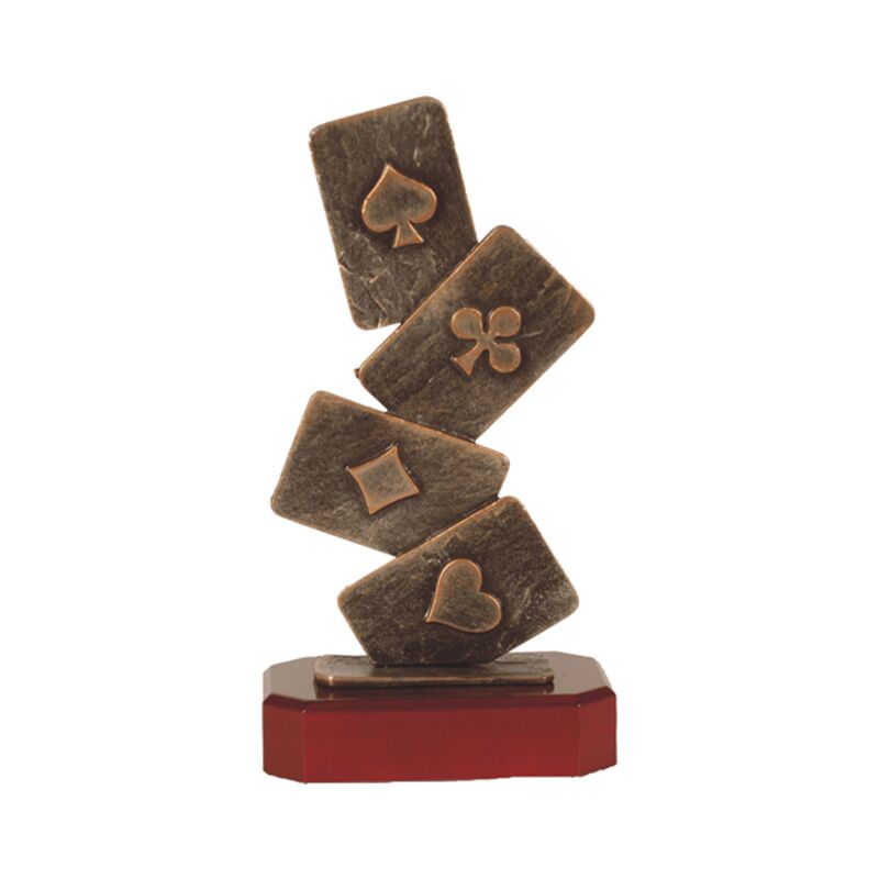 CARDS TROPHY AWARD 27 CM - Image 1