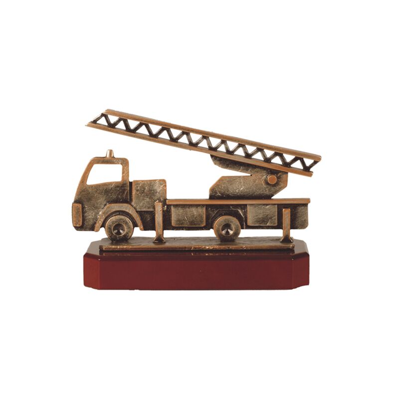 BEL264C.jpg FIREFIGHTER TROPHY AWARD 18.5CM WITH CUSTOM PRINTED PLATE - Image 1