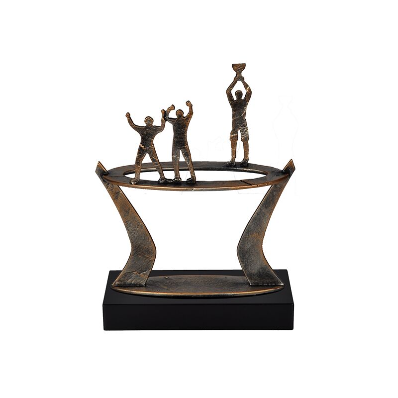 VICTORY TROPHY 29CM WITH CUSTOM PRINTED PLATE – PERSONALIZED CHAMPION AWARD - Image 1