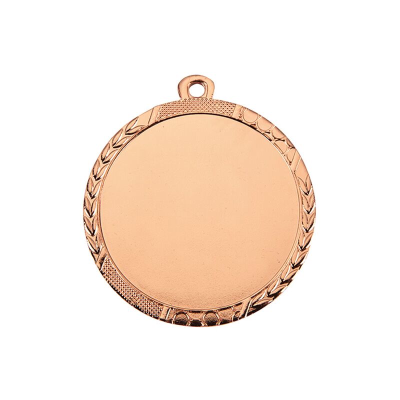 PERSONALIZED BRONZE MEDAL 60MM WITH CUSTOM PRINTED LABEL – AWARD MEDAL FOR SPORT - Image 1