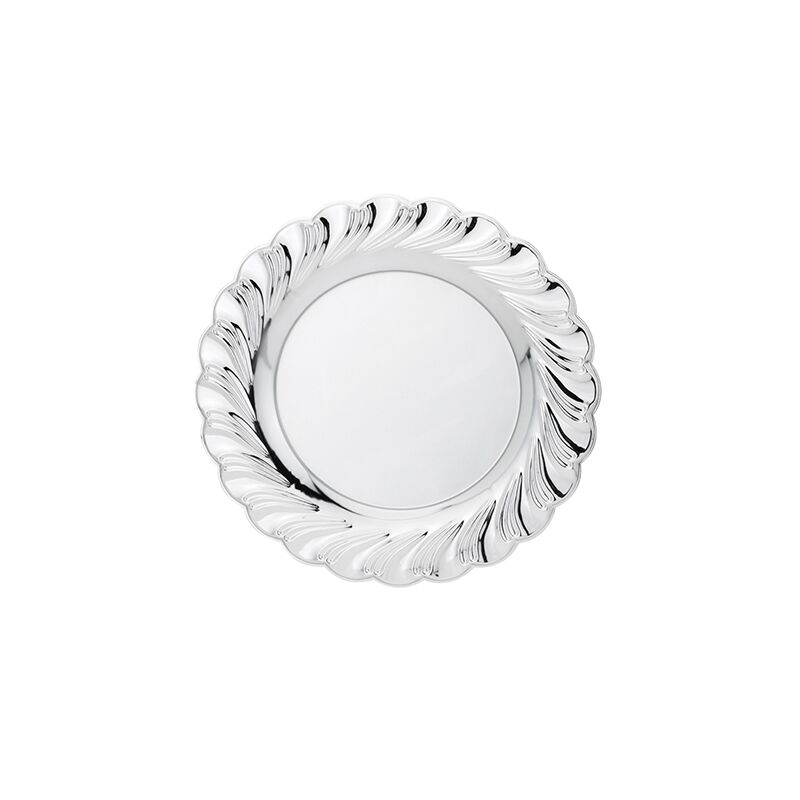 24CM SILVER AWARD TRAY – CUSTOMISED PRESENTATION PLATE - Image 1