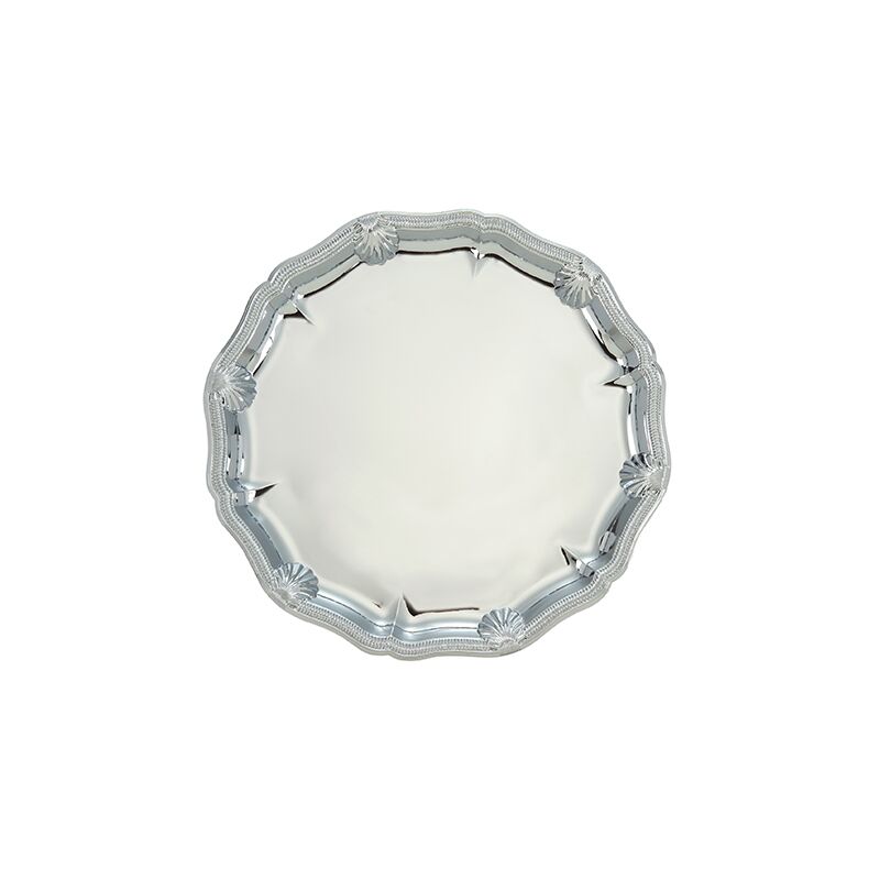 26CM CUSTOM ENGRAVED SILVER PRESENTATION TRAY – ELEGANT AWARD OR GIFT - Image 1