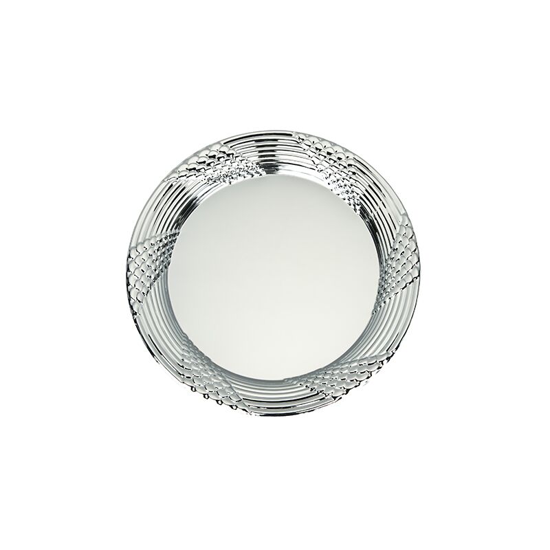 25CM SILVER FINISH PRESENTATION TRAY – CUSTOM ENGRAVED AWARD OR GIFT - Image 1