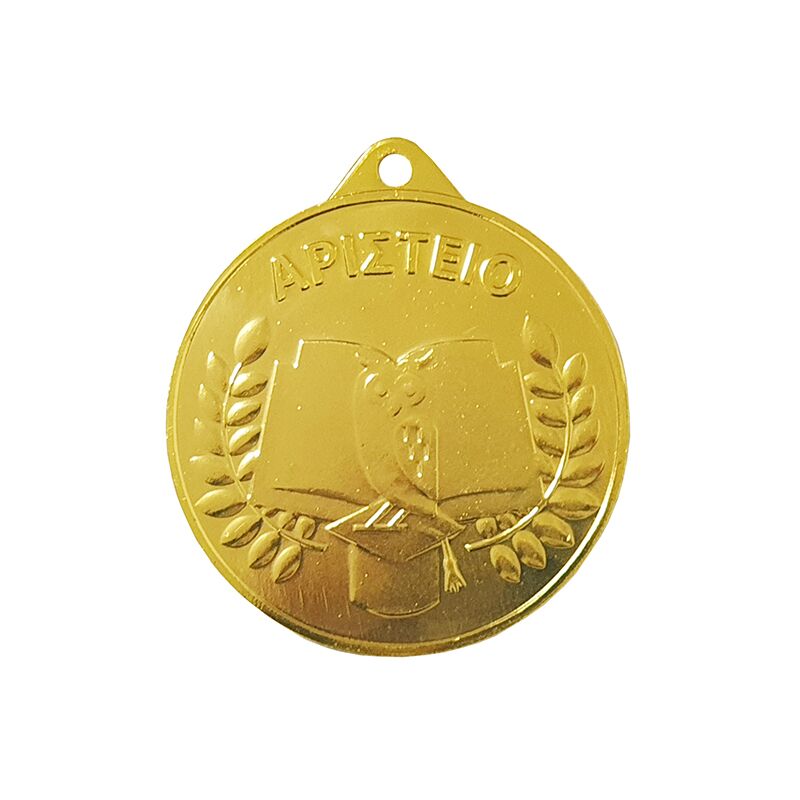EPA013G.jpg GOLD GRADUATION MEDAL 70MM – CUSTOM PRINTED LABEL - Image 1
