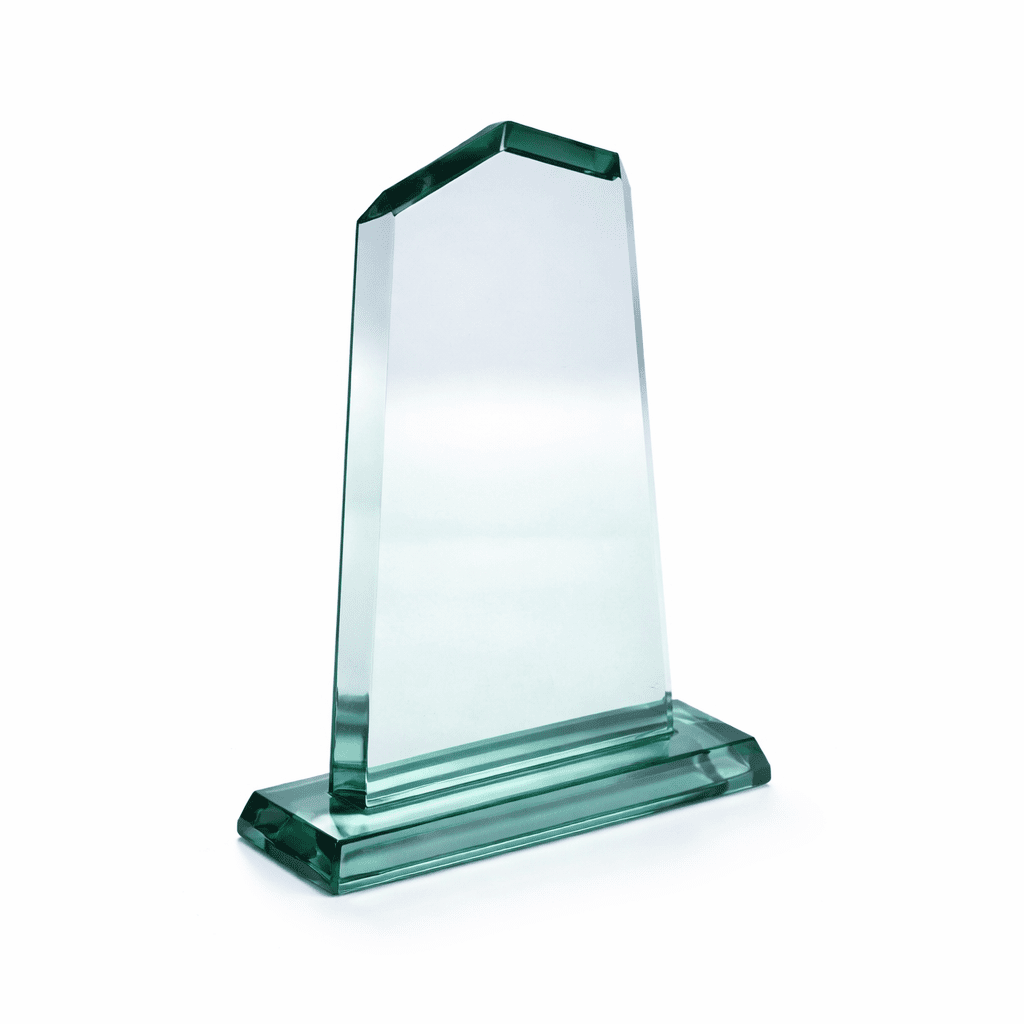 PREMIUM CRYSTAL AWARD 18CM – COMPACT ELEGANT CRYSTAL TROPHY WITH GIFT BOX - Image 1