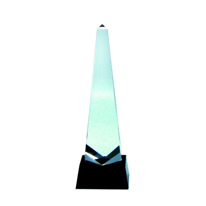 DELUXE 23.5CM CRYSTAL AWARD TROPHY WITH PREMIUM PRESENTATION BOX - Image 1