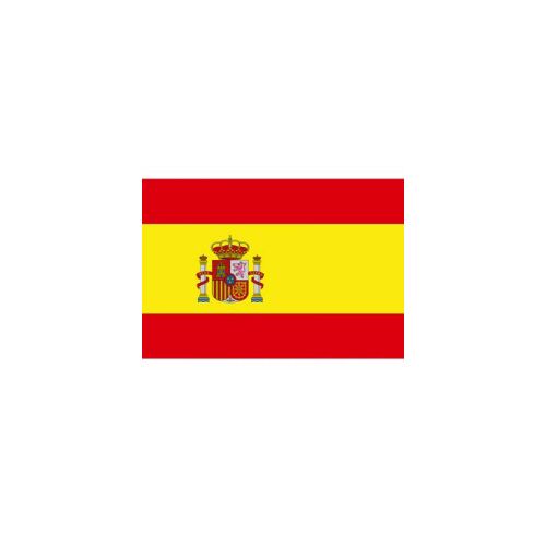F80-0029 BUDGET SPAIN FLAG 150X90CM – LIGHTWEIGHT POLYESTER WITH METAL EYELETS - Image 1