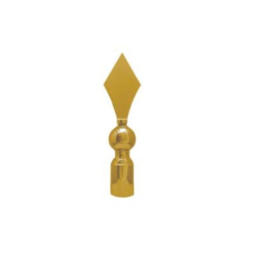 SHINY BRONZE FINISH SPEAR TOP – GOLD-LOOK FINIAL FOR FLAG STACKS | 24H DISPATCH - Image 1