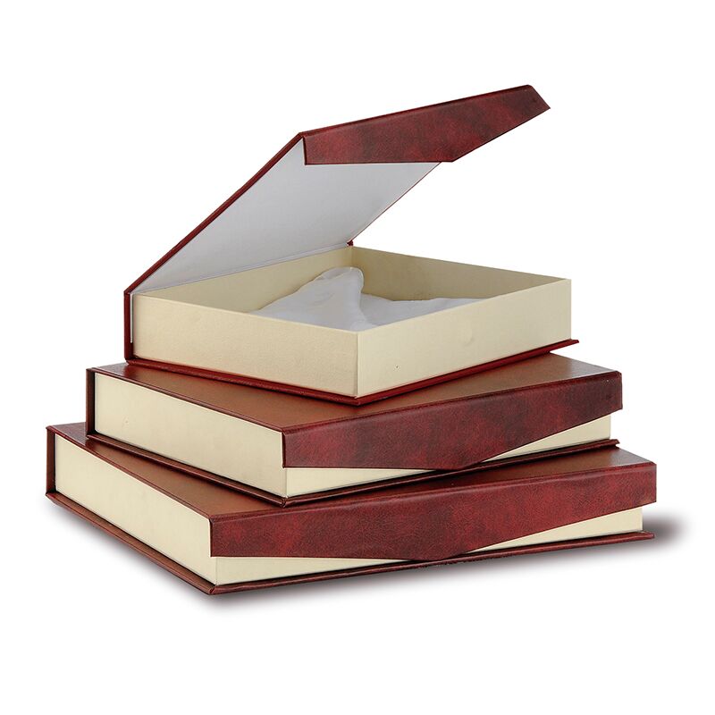 BURGUNDY ECO-LEATHER CASE 21X25 - Image 1