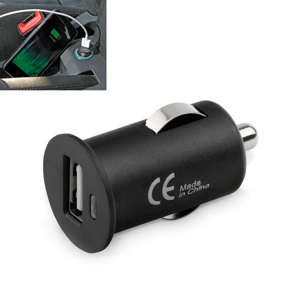 USB CAR ADAPTER | 5V/1A | 12–24V INPUT | COMPACT MOBILE CHARGER | 2.5 X 4.5 CM - Image 1