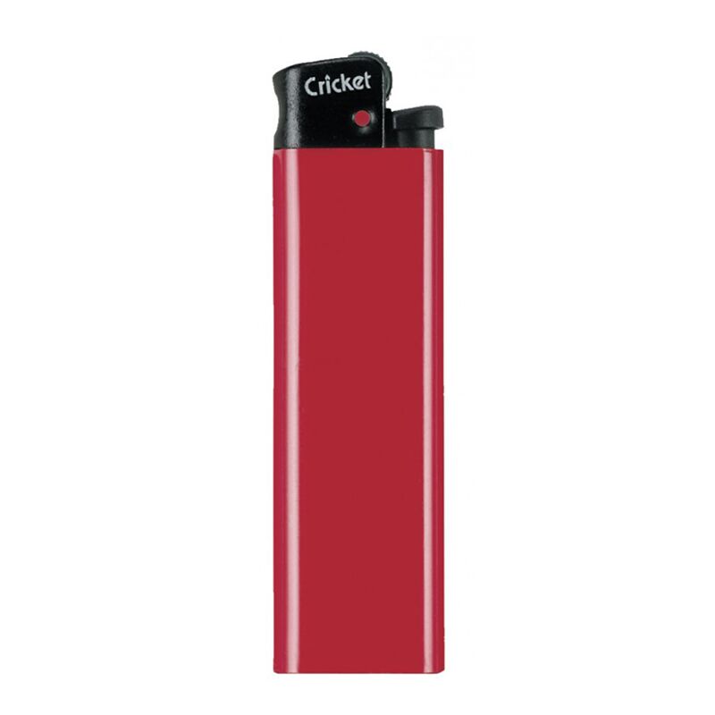 CRICKET RED LIGHTER | PACK OF 500 | CUSTOM PRINTED PROMOTIONAL LIGHTERS - Image 1