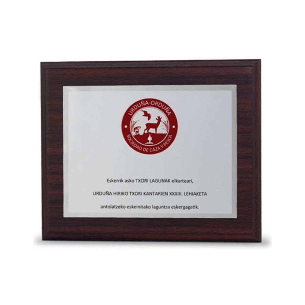 PLACA ALUMINIO SUBLIM. - Image 1