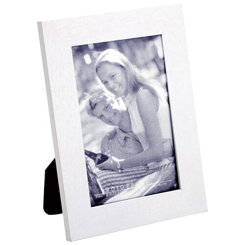 3195_1.jpg WOODEN PHOTO FRAME WITH GLASS – 10x15CM | HORIZONTAL & VERTICAL DISPLAY - Image 1