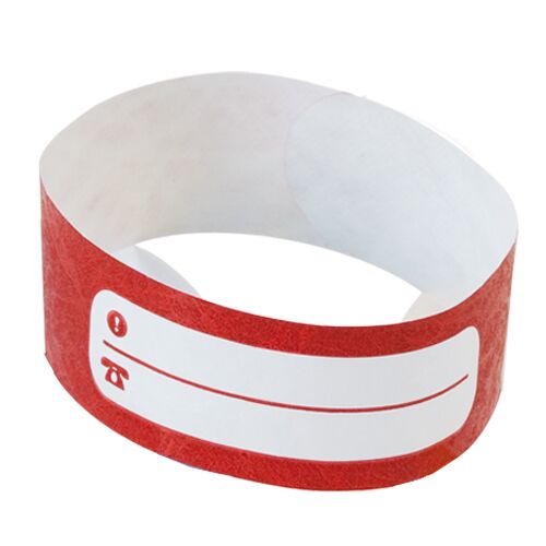 WATERPROOF KIDS EVENT WRISTBANDS | ID TAG & ADHESIVE CLOSURE | 10 PACK - Image 1
