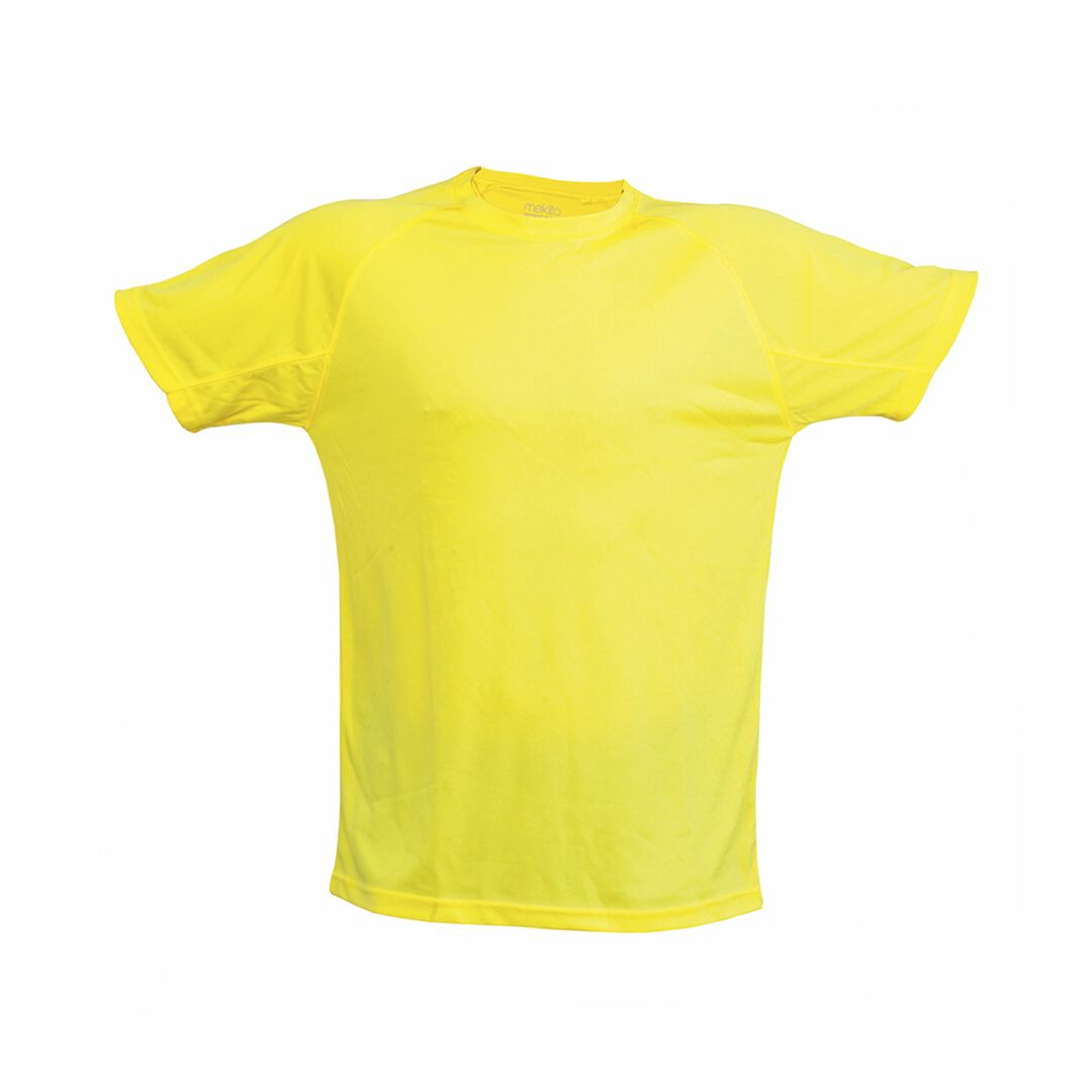 YELLOW FLUORO TECHNIC PLUS TEE | HIGH VISIBILITY | 100% POLYESTER - Image 1