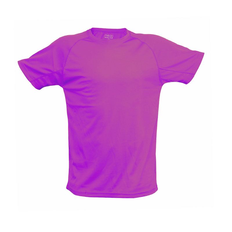 FUCHSIA TECHNIC PLUS SPORTS TEE | 100% BREATHABLE POLYESTER | MARATHON CORPORATE - Image 1