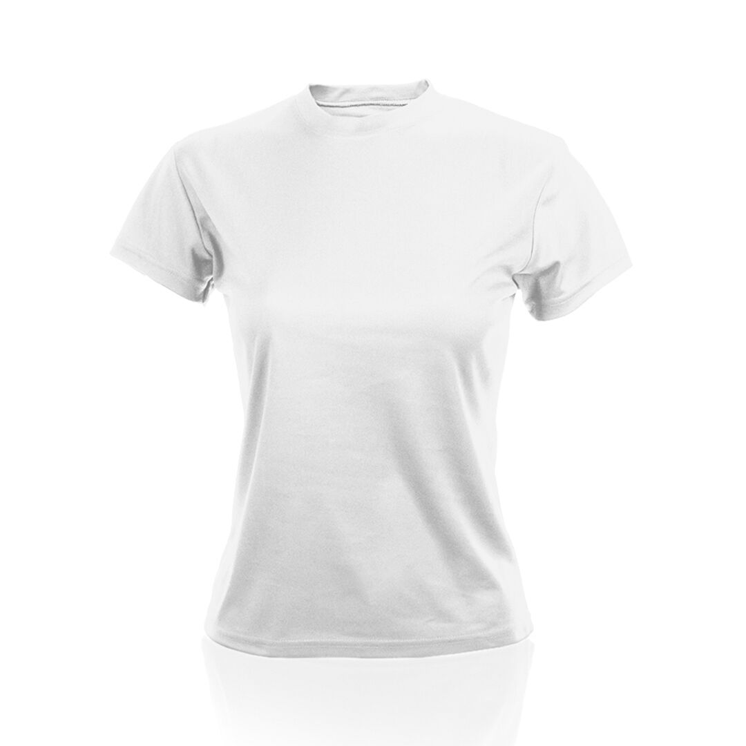 WOMEN'S WHITE SPORTS TEE | 100% POLY | 135GSM | SUBLIMATION & CUSTOM BRANDING - Image 1