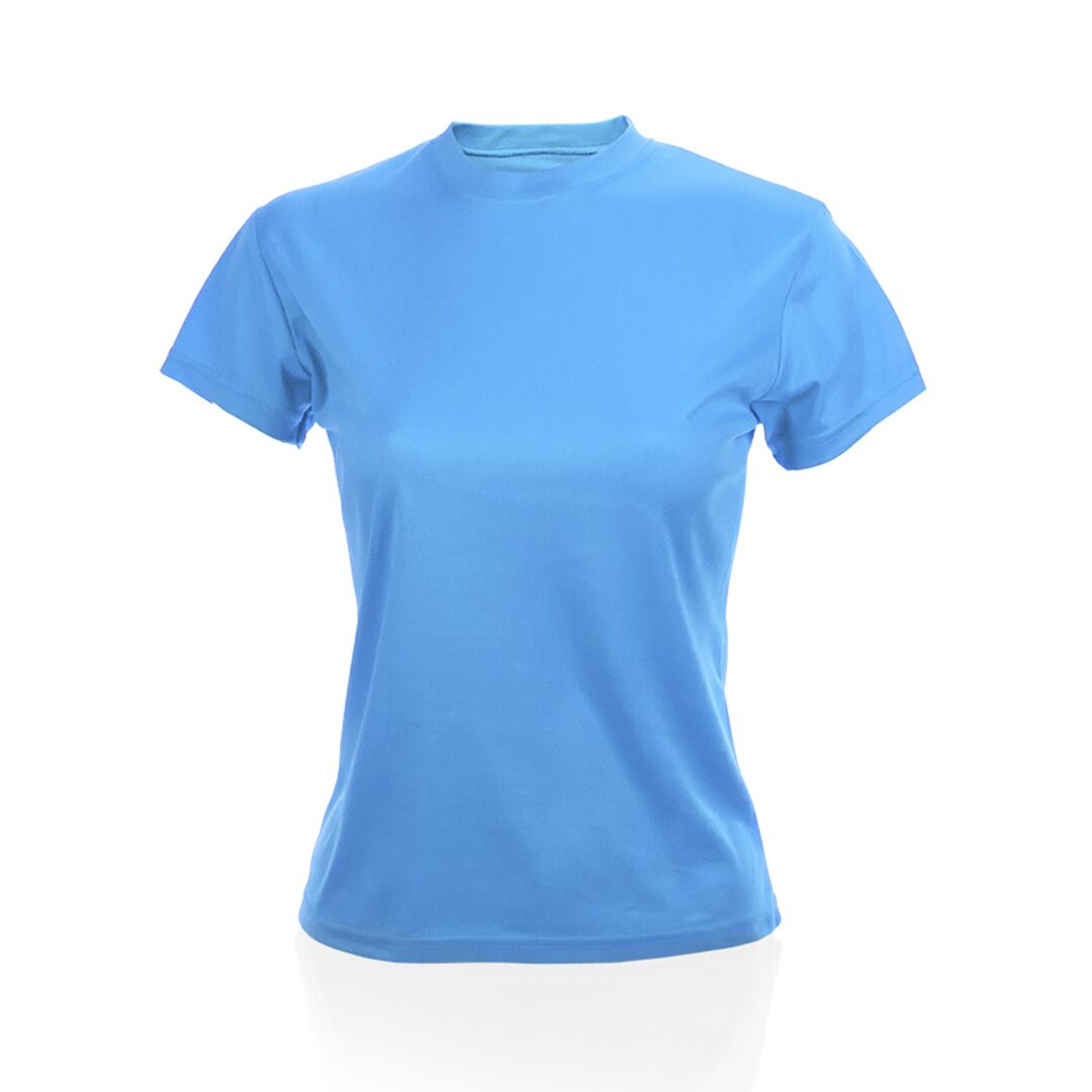 LIGHT BLUE WOMEN’S SPORTS TEE | 100% POLYESTER | 135GSM | SUBLIMATION & EVENTS - Image 1