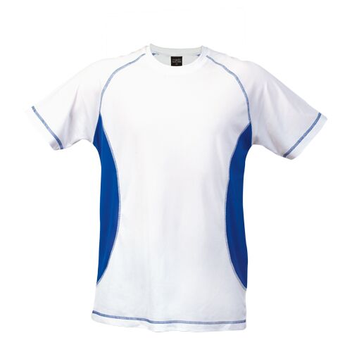 ROYAL BLUE TECNIC COMBI TEE | 100% BREATHABLE POLY | SUBLIMATION-READY - Image 1