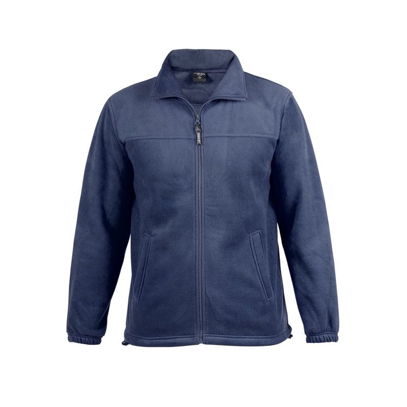 NAVY BLUE FLEECE JACKET HIZAN | UNISEX POLAR FLEECE FOR ULTIMATE COMFORT - Image 1