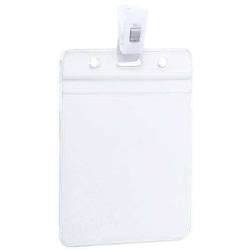 4824_1.jpg PVC EMBOSSED NAME TAG WITH CLIP – DURABLE, PROFESSIONAL, AND CUSTOMIZABLE - Image 1