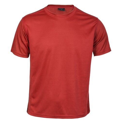 ROX RED SPORTS T-SHIRT – BREATHABLE HEXAGONAL POLYESTER FOR ADULTS - Image 1