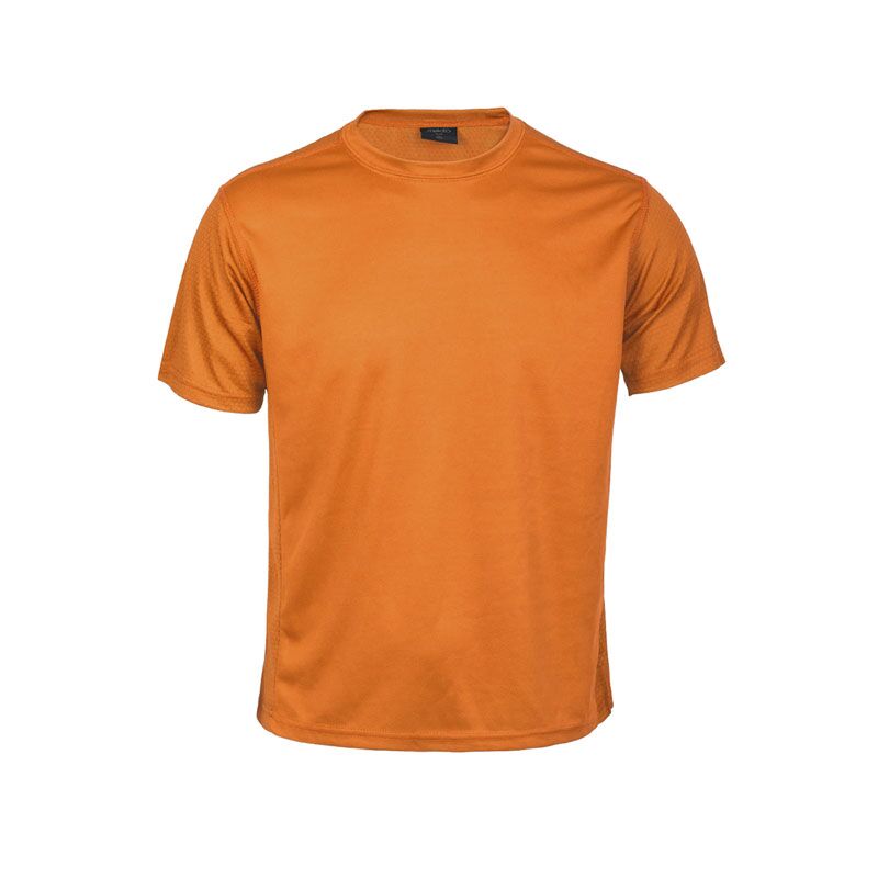5247.267 ROX FLUORESCENT ORANGE SPORTS TEE – BREATHABLE POLYESTER WITH HEXAGONAL WEAVE - Image 1