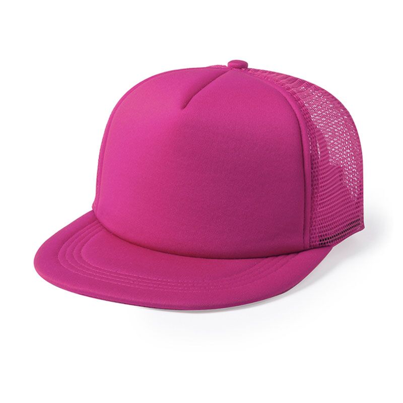 YOBS 5-PANEL MESH CAP – ADJUSTABLE BUTTON CLOSURE WITH FLAT VISOR, BRIGHT COLORS - Image 1