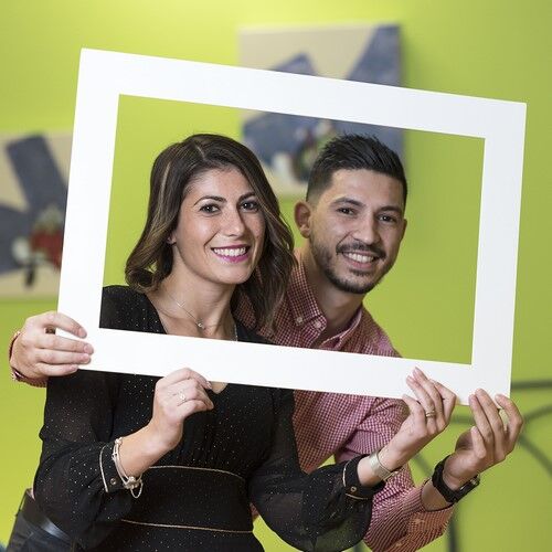 5473.jpg INSTAFRAME SELFIE FRAME – LARGE CUSTOMIZABLE PHOTO PROP FOR EVENTS & PROMOTIONS - Image 1