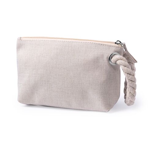 BABIT BEAUTY BAG – COTTON-POLYESTER POUCH WITH ZIPPER & LINING - Image 1
