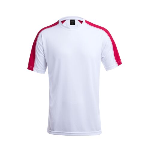 6079.03.jpg DYNAMO RED SPORTS T-SHIRT – BREATHABLE 100% POLYESTER ATHLETIC TEE FOR ADULTS - Image 1