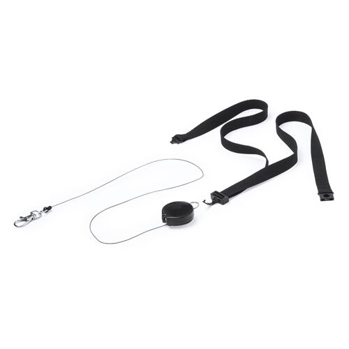 6169.jpg PROLOOP RETRACTABLE LANYARD – HANDY POLYESTER ID HOLDER WITH PULL-OUT MECHANISM - Image 1