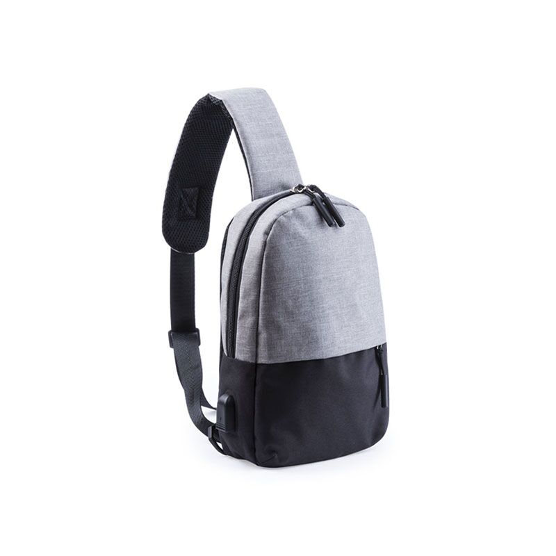 VERSOX URBAN SHOULDER BAG – 300D POLYESTER WITH USB PORT & TABLET POCKET - Image 1