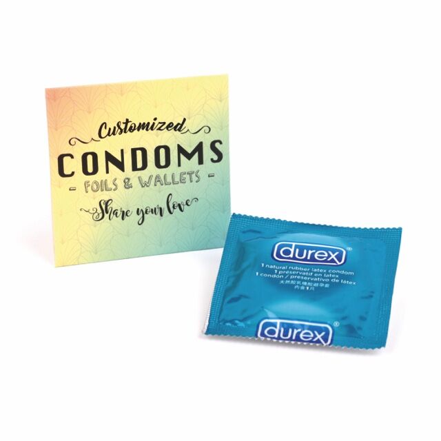 CUSTOM DUREX CONDOM – SINGLE PACK IN PERSONALIZED BOX (BULK OF 500) - Image 1