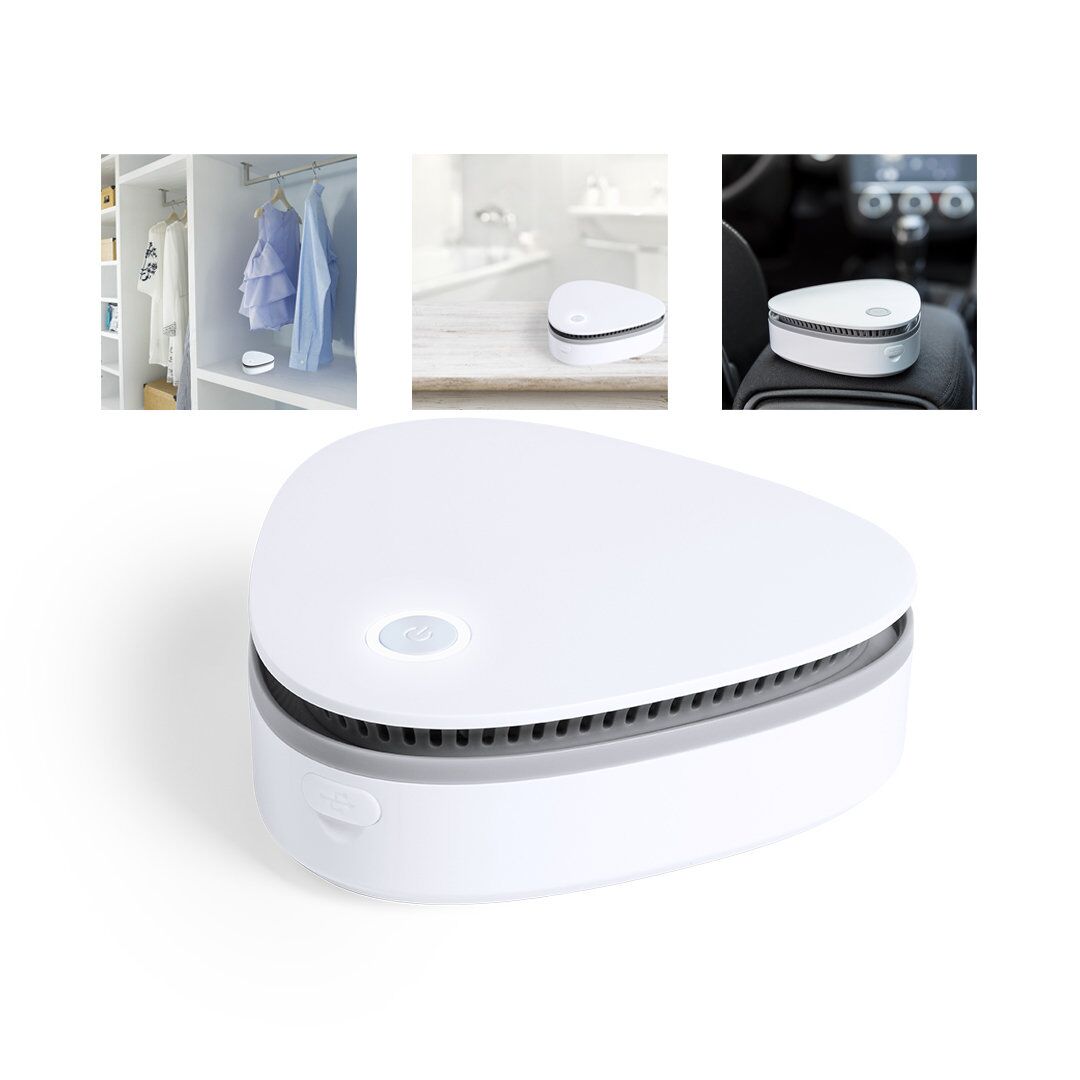 COMPACT OZONE GENERATOR WITH USB RECHARGE – WHITE FINISH | 1800MAH - Image 1