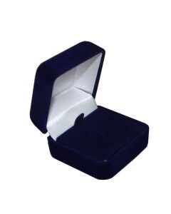 LUXURY VELVET BLUE PIN BOX – ELEGANT GIFT BOX FOR JEWELRY & PINS - Image 1