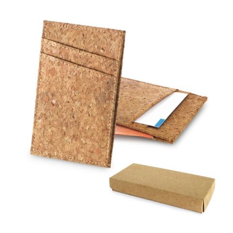 ECOFOLD CORK WALLET – SLIM CARD HOLDER & BILL ORGANIZER WITH GIFT BOX - Image 1