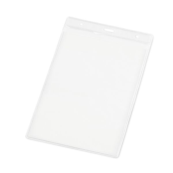 CLEARSEAL PVC NAME BADGE HOLDER – WATERPROOF RESEALABLE ID PROTECTOR - Image 1