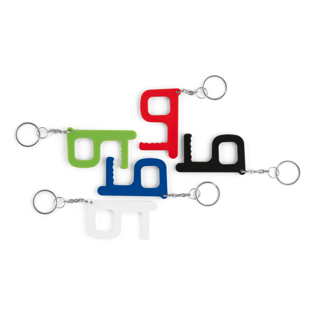 SAFETOUCH ANTIBACTERIAL CONTACTLESS KEYRING – ISO22196 CERTIFIED HYGIENE TOOL - Image 1