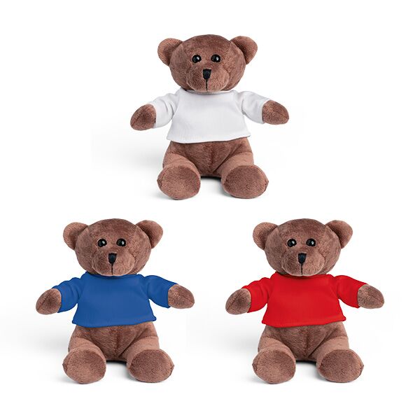 CUDDLEBEAR PLUSH TOY WITH CUSTOM T-SHIRT – 12CM PROMOTIONAL TEDDY BEAR - Image 1