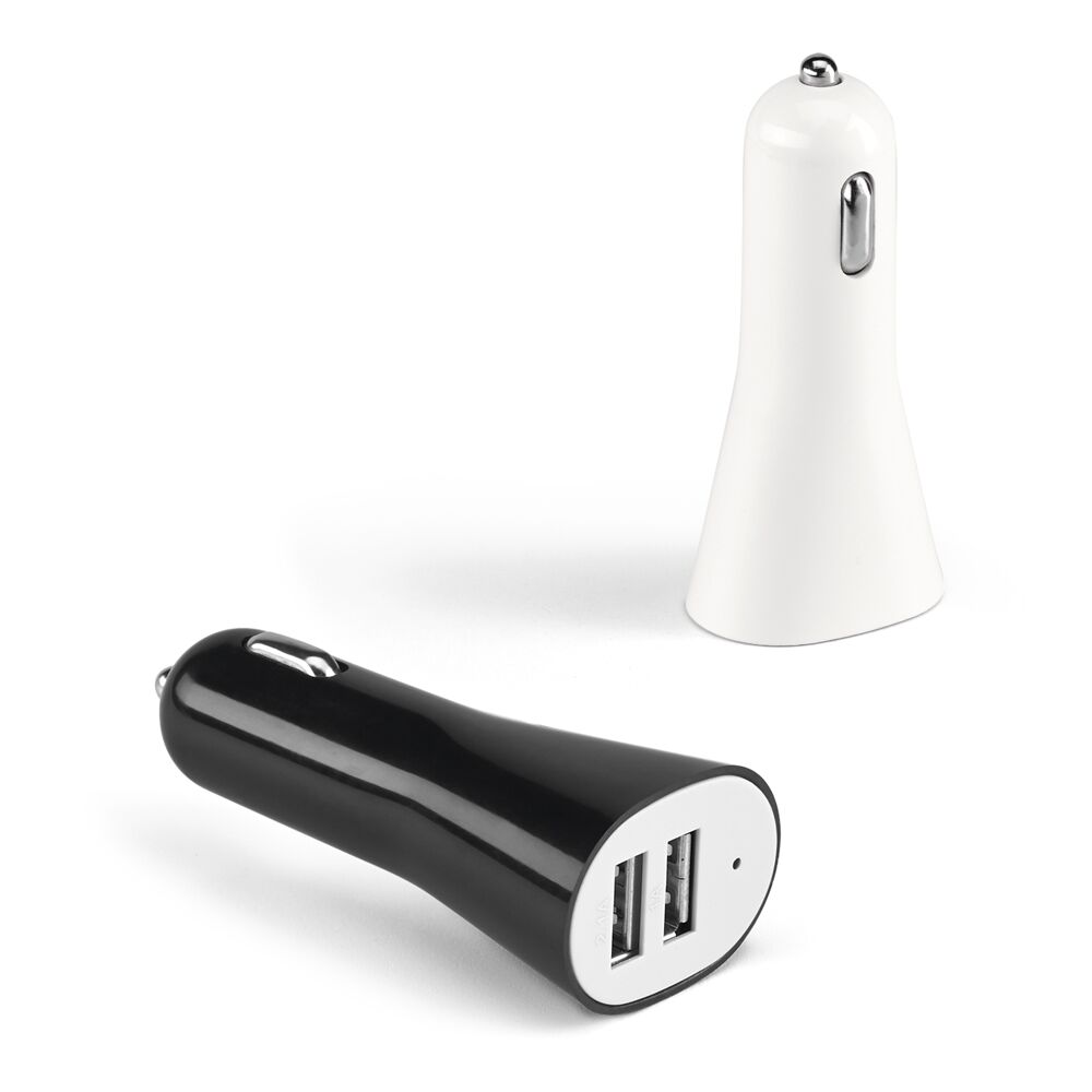 DUALCHARGE USB CAR CHARGER – 2-PORT 5V/1–2.1A FAST CHARGER FOR MOBILE DEVICES - Image 1