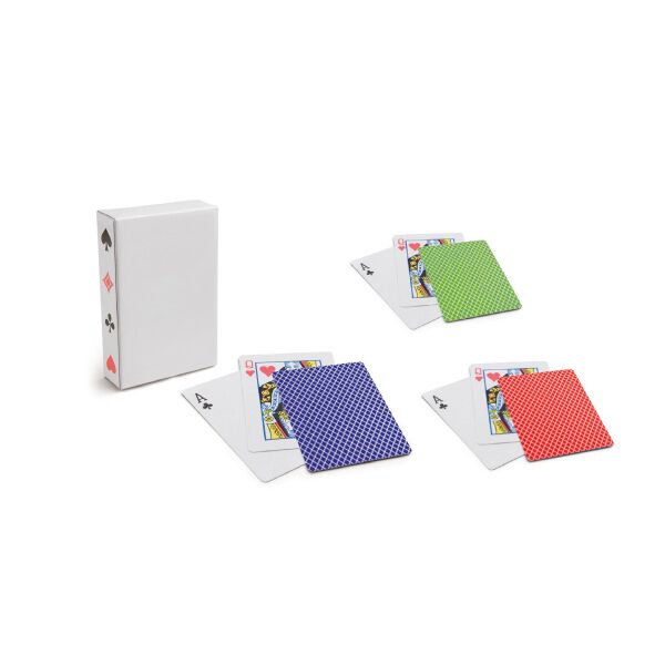 98080-1.jpg STANDARD 54-CARD DECK – LAMINATED PAPER PLAYING CARDS IN PAPER BOX - Image 1