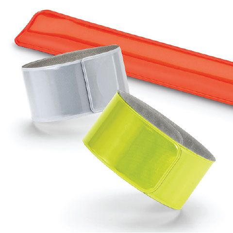 FLAREWRAP FLUORESCENT SLAP BAND – 30 x 3 CM REFLECTIVE SAFETY WRISTBAND - Image 1