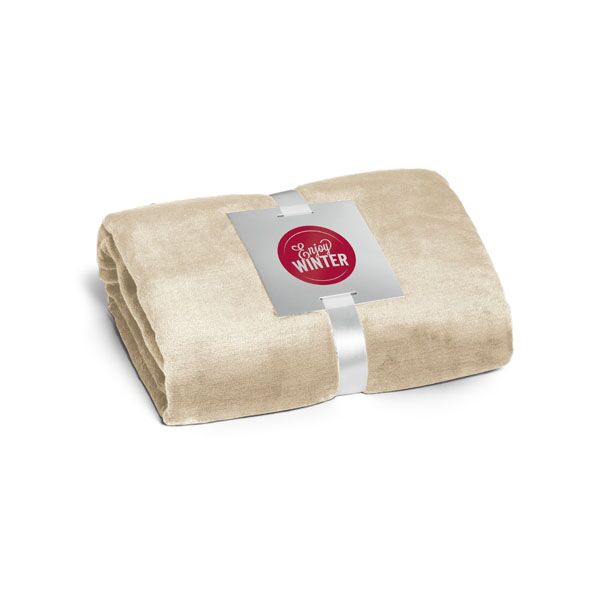 99075_1.jpg VELVAFLEECE POLAR BLANKET – SOFT VELVETY FINISH WITH RIBBON & CARD (150x120 CM) - Image 1