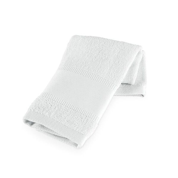 PROFIT COTTON GYM TOWEL – 430 G/M² WITH CUSTOMIZABLE STRIP (30 x 50 CM) - Image 1