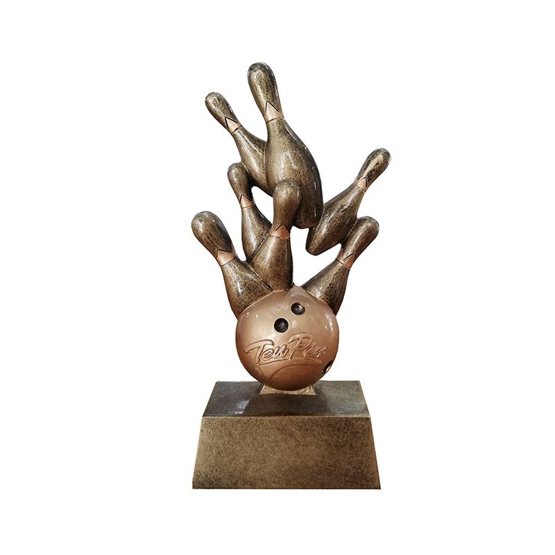 BOWLING TROPHY AWARD 15CM - Image 1